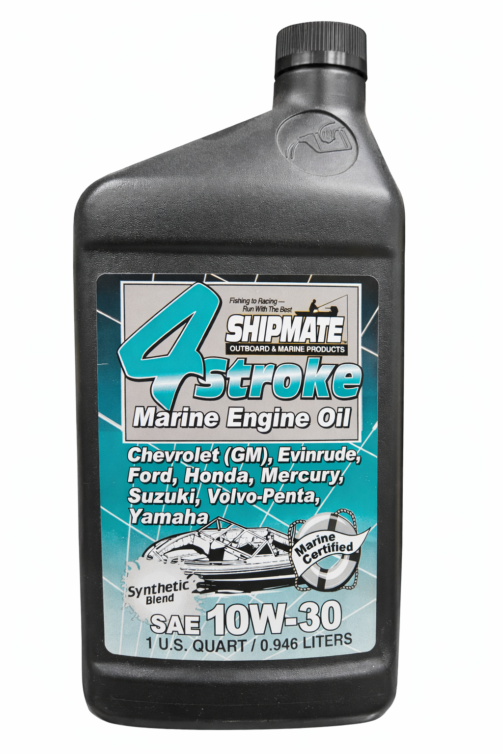 Shipmate 4-Stroke Marine Engine Oil SAE 10W-30 – Pålitelig motorolje for båtmotor